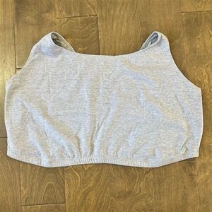 Leading Lady Women's Heathered Gray Sports Bra Size 56DD